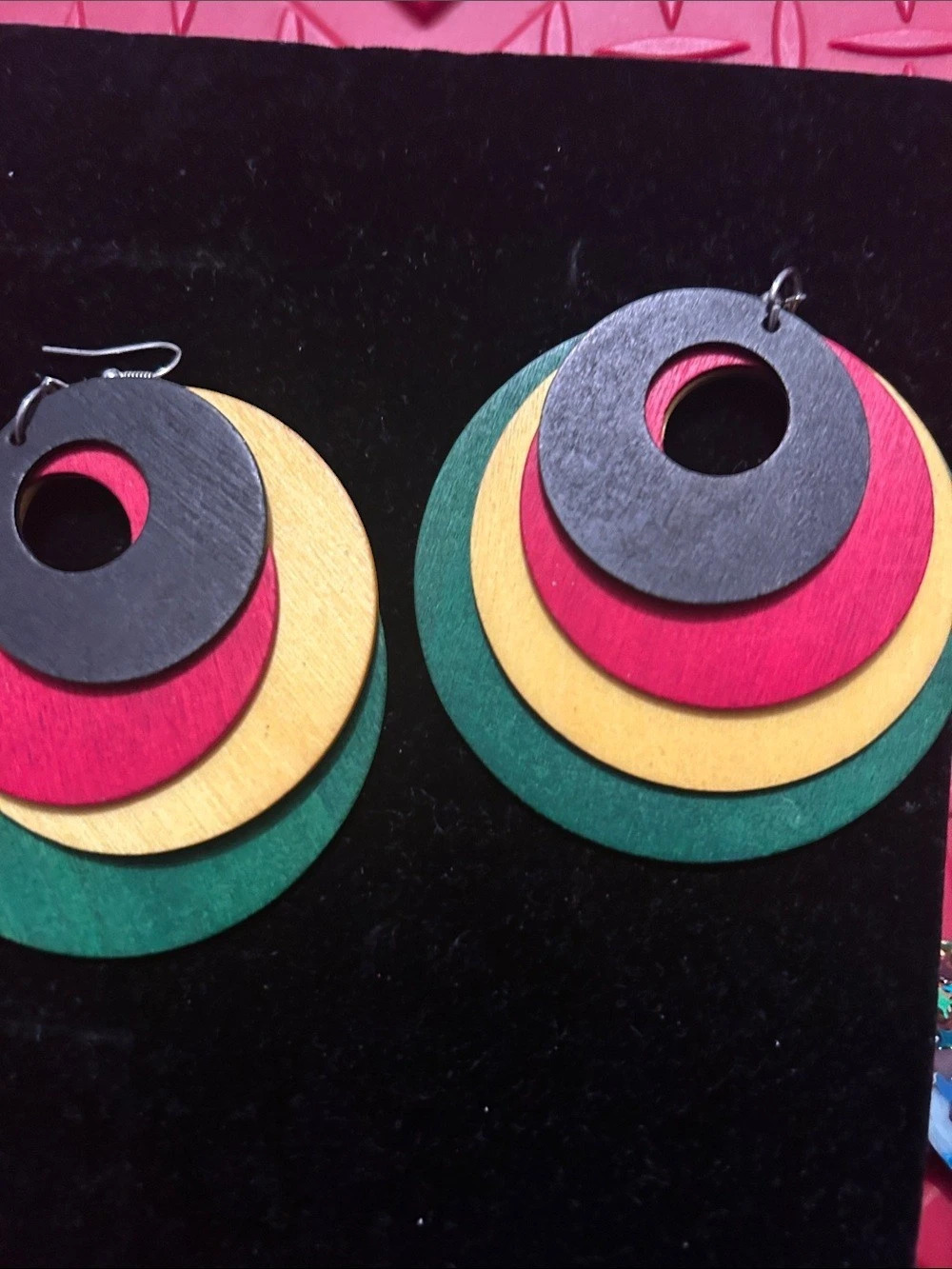 Color Block Statement Earrings